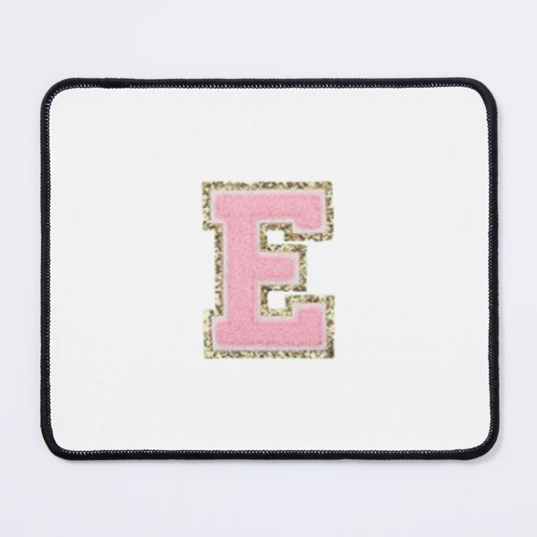 Item preview, Preppy Pink Varsity letter E designed and sold by Gracie’s  Gold.