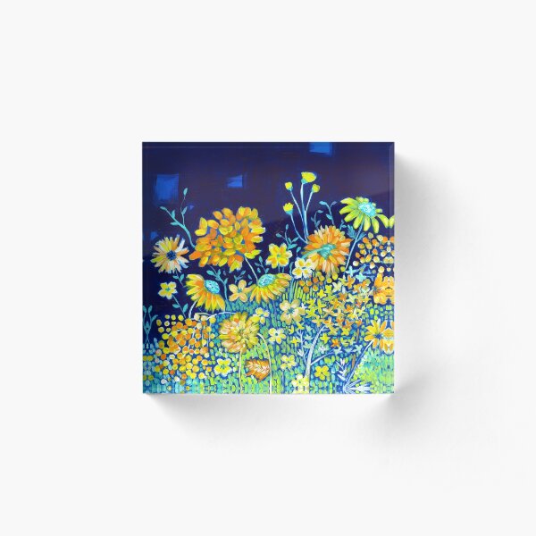 Spring Night Acrylic Block