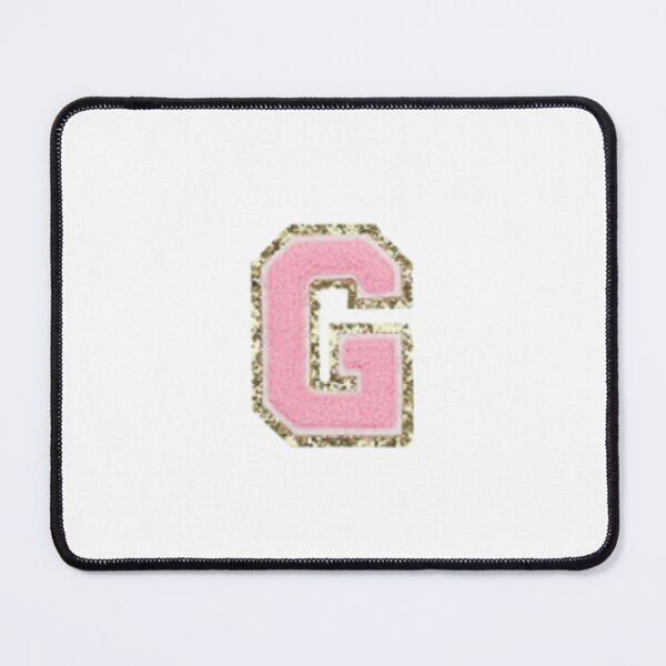 Item preview, Preppy Pink Varsity letter G designed and sold by Gracie’s  Gold.