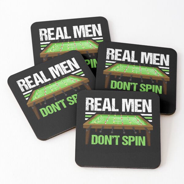 Item preview, Real Men Dont Spin Spinning Soccer designed and sold by MooonTees.
