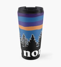 Taza de viaje en el norte