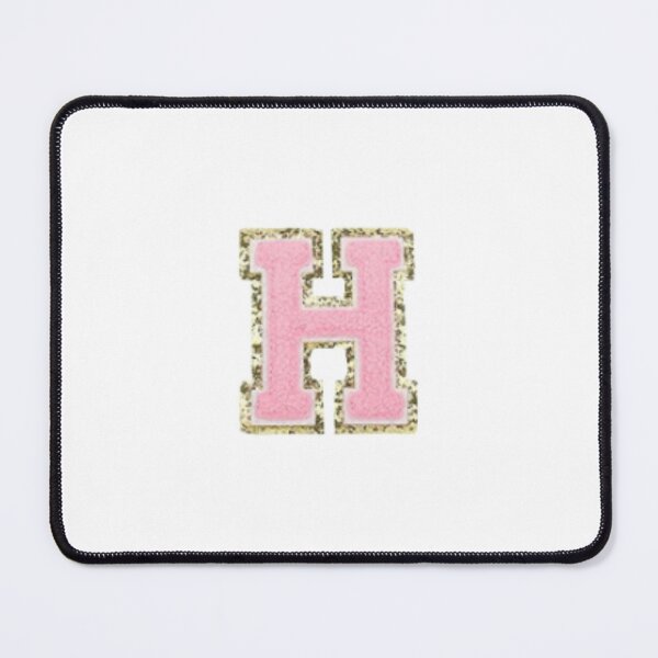 Item preview, Preppy Pink Varsity letter H designed and sold by Gracie’s  Gold.