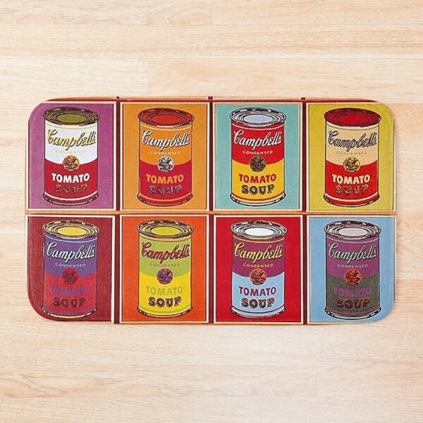 Cup pop arts, andy-warhol. Bath Mat