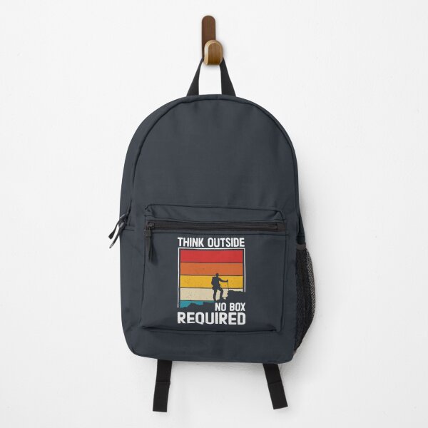 Item preview, Retro Vintage Think Outside Hiking designed and sold by S Cube Design.