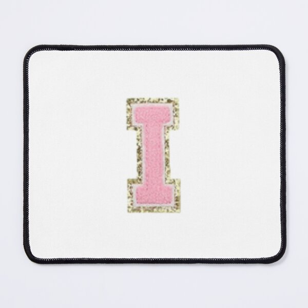 Item preview, Preppy Pink Varsity letter I designed and sold by Gracie’s Gold.