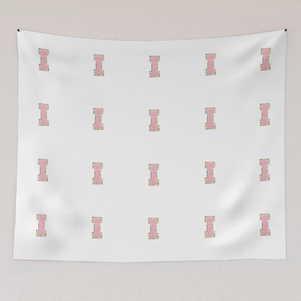 Item preview, Preppy Pink Varsity letter I designed and sold by Gracie’s  Gold.
