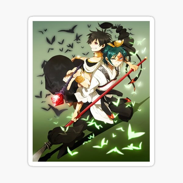 Magi The Labyrinth Of Magic Stickers for Sale