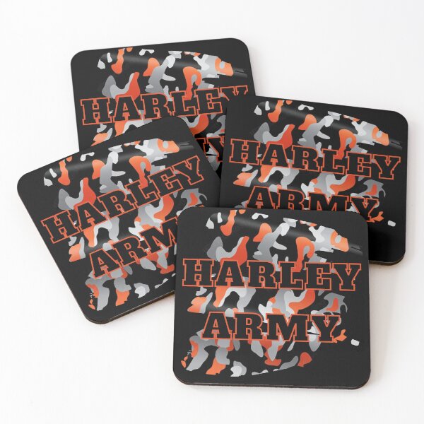 Item preview, Harley Army - orange and black camouflage designed and sold by Rev-Style.