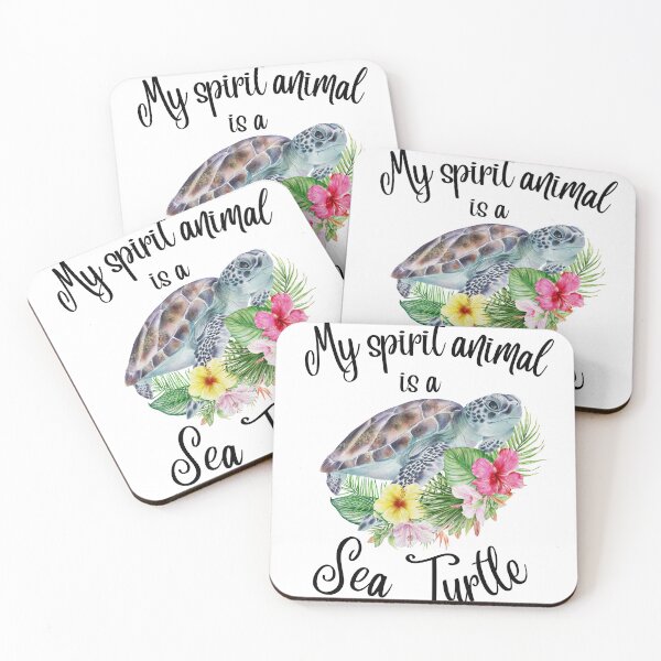 Item preview, My spirit animal is a Sea Turtle designed and sold by Jennykies.