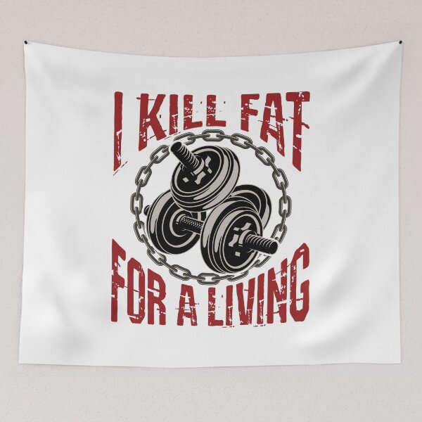 Item preview, I Kill Fat for a Living Personal Trainer Health &  Fitness Coach designed and sold by jaygo.