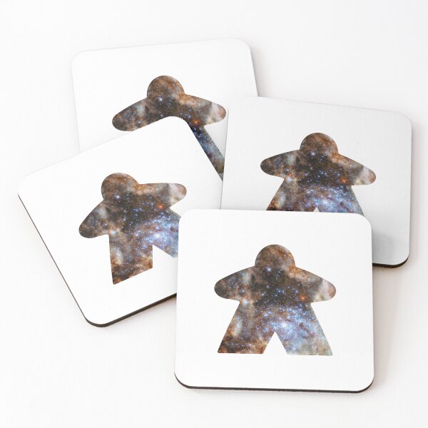 Item preview, Galaxy Nebula Space and Stars Meeple | Board Game Fan designed and sold by Zab Butler Design.