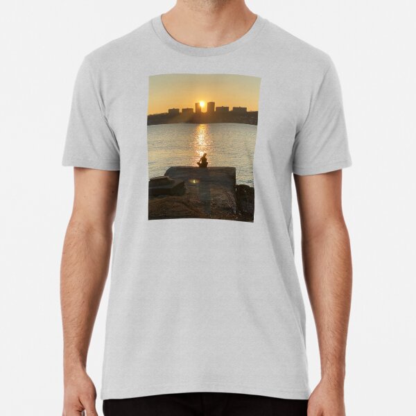 Sunset over the Hudson River Premium T-Shirt