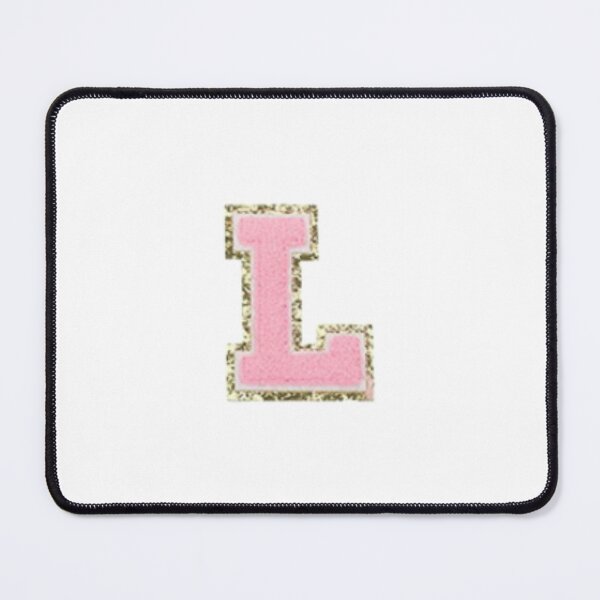 Item preview, Preppy Pink Varsity letter L designed and sold by Gracie’s  Gold.