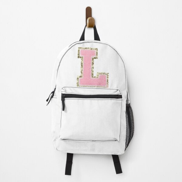 Item preview, Preppy Pink Varsity letter L designed and sold by Gracie’s Gold.