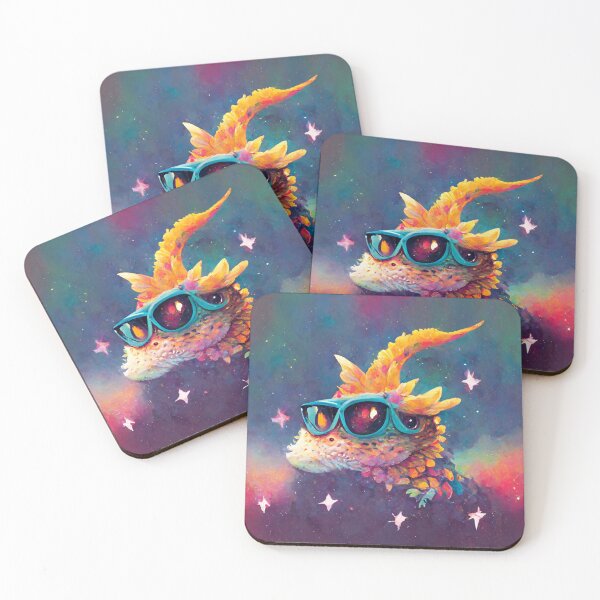Item preview, Dragon Wearing Sunglasses in Space designed and sold by MythicPrompts.