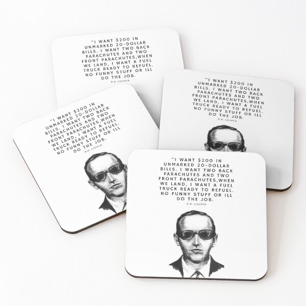 Item preview, D.B. Cooper quote designed and sold by hollyrogers.