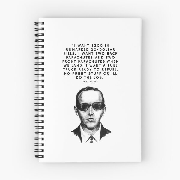Item preview, D.B. Cooper quote designed and sold by hollyrogers.