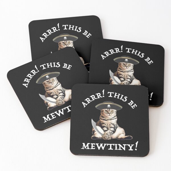Item preview, Arrr! This Be Mewtiny! designed and sold by Cat Lady Designs.