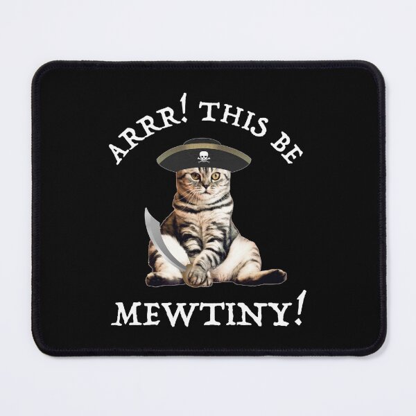 Item preview, Arrr! This Be Mewtiny! designed and sold by Cat Lady Designs.