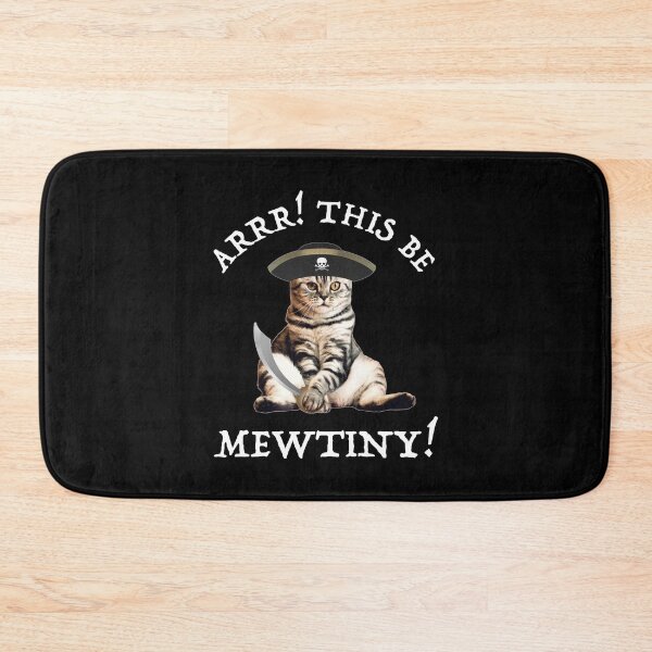 Item preview, Arrr! This Be Mewtiny! designed and sold by Cat Lady Designs.