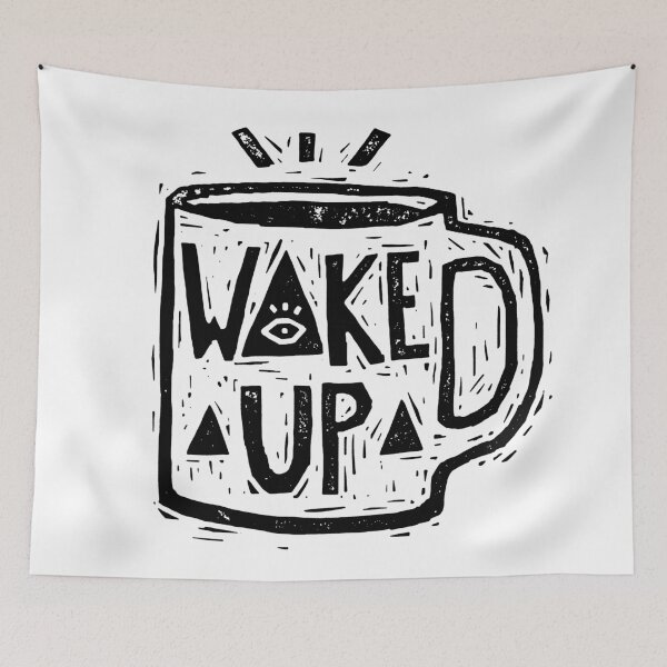 Item preview, Wake Up designed and sold by Midnight Coffee.