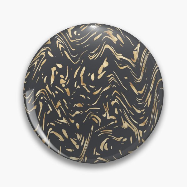 Item preview, Modern Gold Gray Dots Wavy Lines Abstract Design designed and sold by InovArtS.