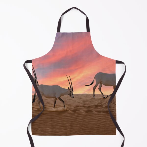 Item preview, Oryx at sunset in the Arabian desert designed and sold by Itsgrimupnorth.