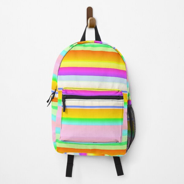 Item preview, Multicolor stripe print pattern designed and sold by lausn.