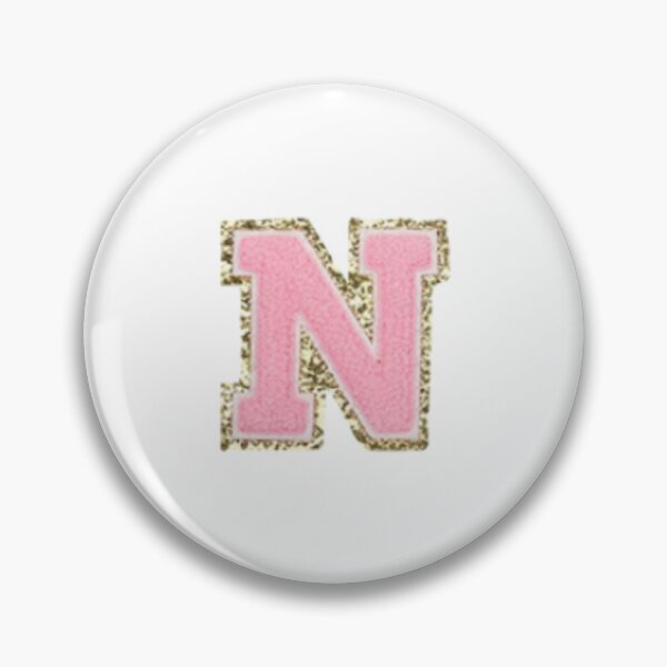 Item preview, Preppy Pink Varsity letter N designed and sold by Gracie’s  Gold.