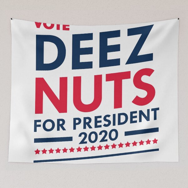 Item preview, Vote deez nuts president designed and sold by FirstRadiant.