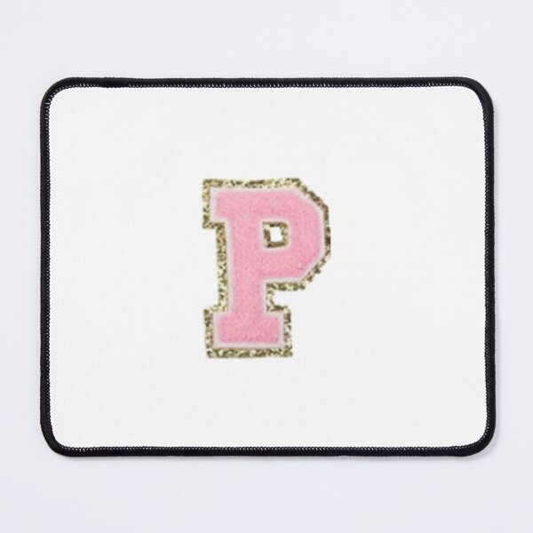 Item preview, Preppy Pink Varsity letter P designed and sold by Gracie’s Gold.