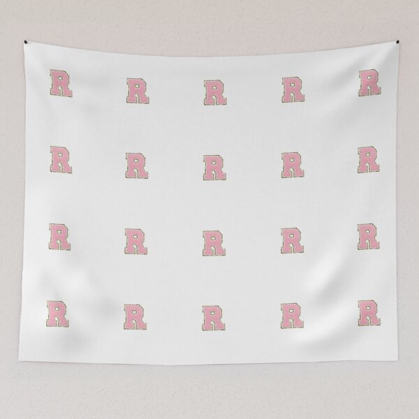 Item preview, Preppy Pink Varsity letter R designed and sold by Gracie’s  Gold.