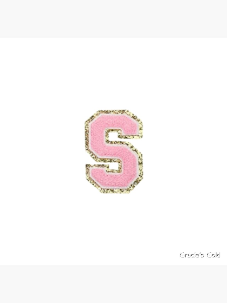 Preppy Pink Varsity Letter S Poster For Sale By Corsiglia Redbubble 1321