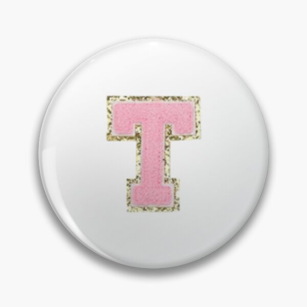 Item preview, Preppy Pink Varsity letter T designed and sold by Gracie’s  Gold.