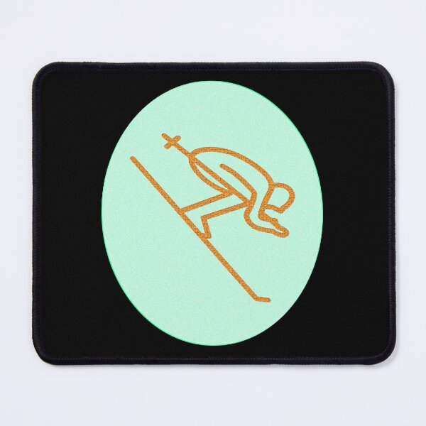Item preview, Skiing - green circle designed and sold by softseller.
