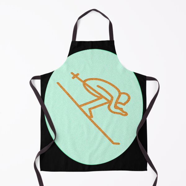 Item preview, Skiing - green circle designed and sold by softseller.