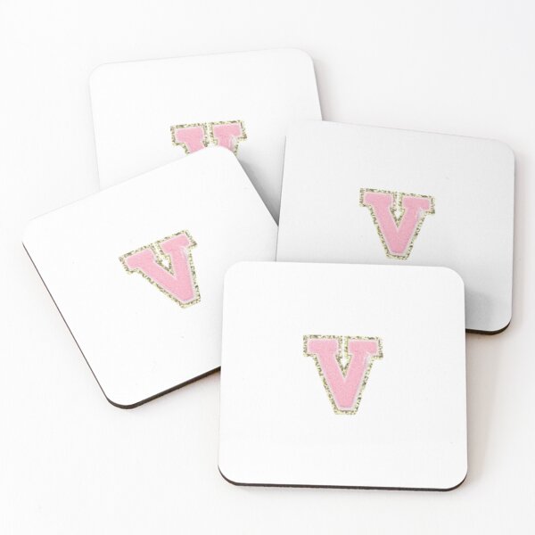 Item preview, Preppy Pink Varsity letter V designed and sold by Gracie’s  Gold.