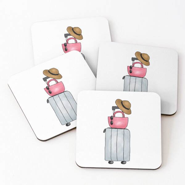 Item preview, Suitcase, Carrier, Shoulder bag, Hat, Stickers, Family Vacation, Travel, Trip, Road Trip, Journey, City, Abroad designed and sold by SHiNStudio.