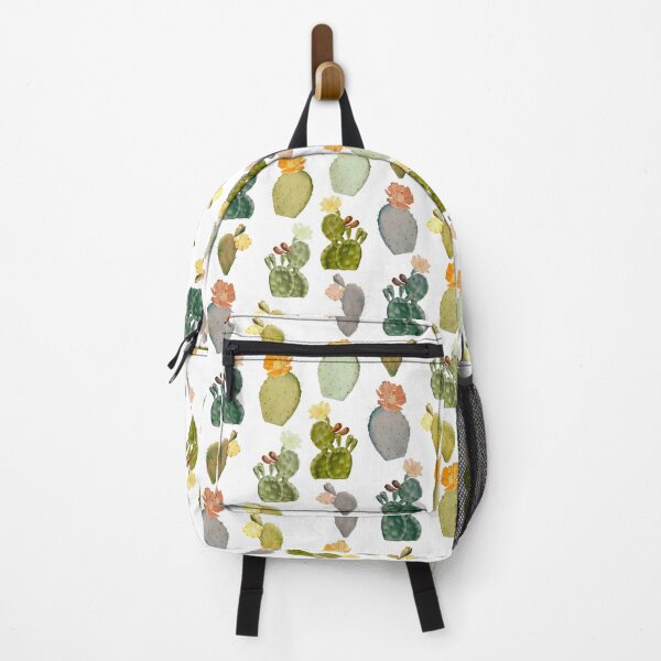 Item preview, Flowered Prickly Pear Cacti Collage Botanical Art designed and sold by MochaMeli.