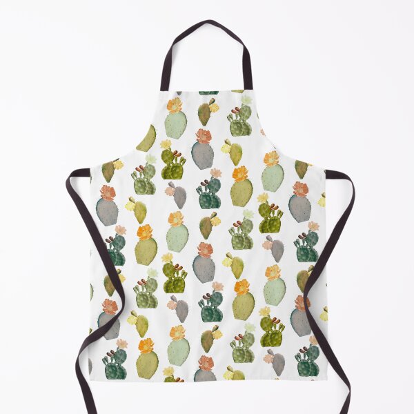 Item preview, Flowered Prickly Pear Cacti Collage Botanical Art designed and sold by MochaMeli.
