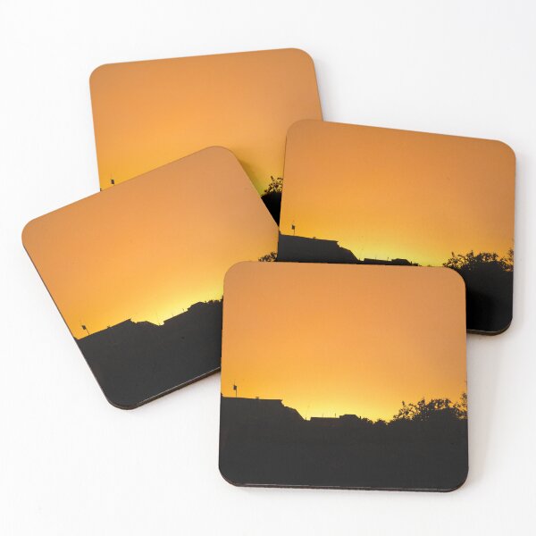Item preview, Countryside yellow sunset contrast designed and sold by Grobik.