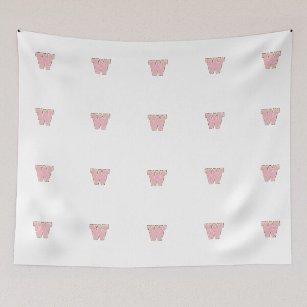 Item preview, Preppy Pink Varsity letter W designed and sold by Gracie’s  Gold.