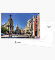 Das Ende der Calle de Alcalá Postkarten