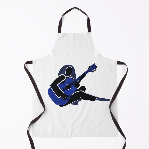 Item preview, Woman with a guitar abstract neo-expressionism painting designed and sold by KARTICK DUTTA.