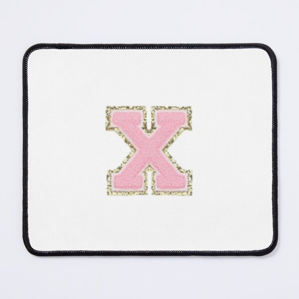 Item preview, Preppy Pink Varsity letter X designed and sold by Gracie’s  Gold.