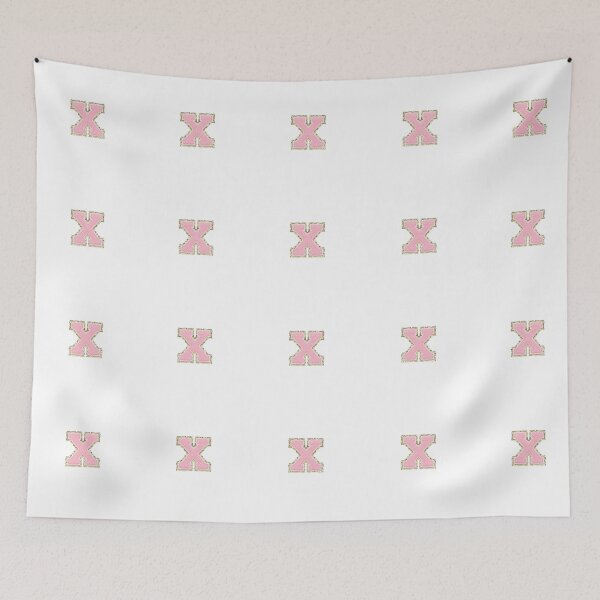 Item preview, Preppy Pink Varsity letter X designed and sold by Gracie’s  Gold.