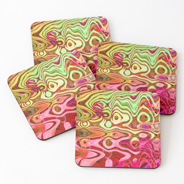 Item preview, Hippie Style Abstract Groovy Exotic Colors Happy Maximalism for Eccentric Flashy Maximalist 3 of 4 designed and sold by Beachy.