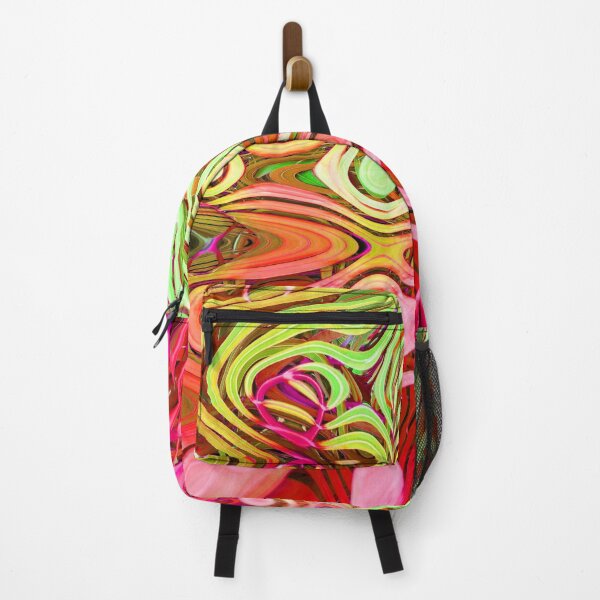 Item preview, Hippie Style Abstract Groovy Exotic Colors Happy Maximalism for Eccentric Flashy Maximalist 3 of 4 designed and sold by Beachy.