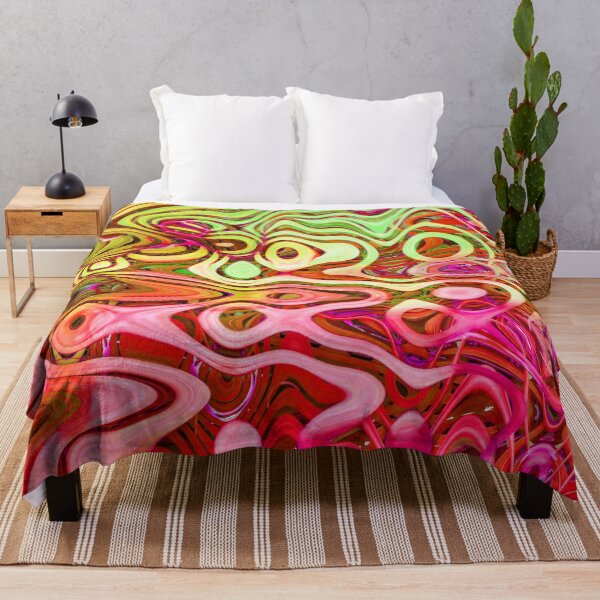 Item preview, Hippie Style Abstract Groovy Exotic Colors Happy Maximalism for Eccentric Flashy Maximalist 3 of 4 designed and sold by Beachy.