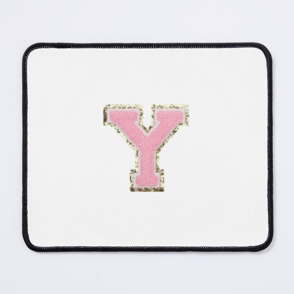 Item preview, Preppy Pink Varsity letter Y designed and sold by Gracie’s Gold.